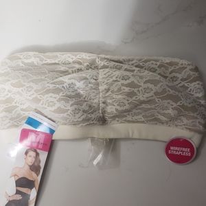 Maidenform Bandeau dream lace Bra 36 NWT